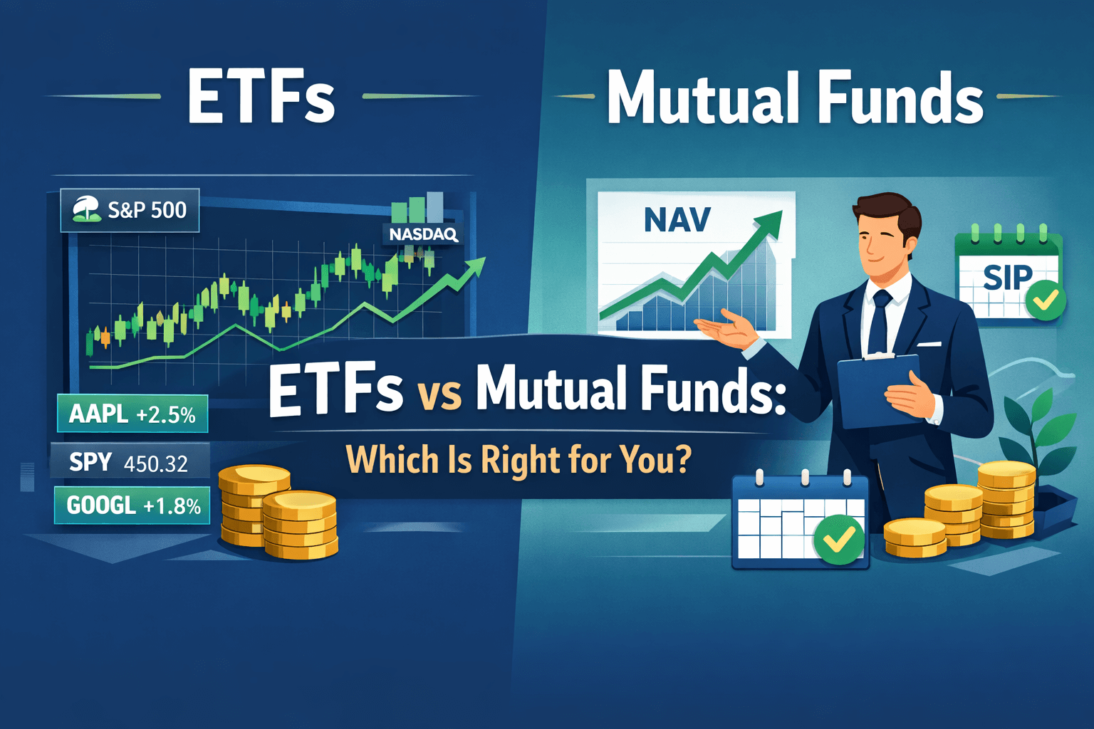 ETFs vs Mutual Funds: Which Investment Should You Choose
